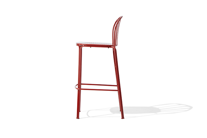 Industrial Style Rain Metal Outdoor Bar Stool (Rain-Ready Finish) metal outdoor bar stool