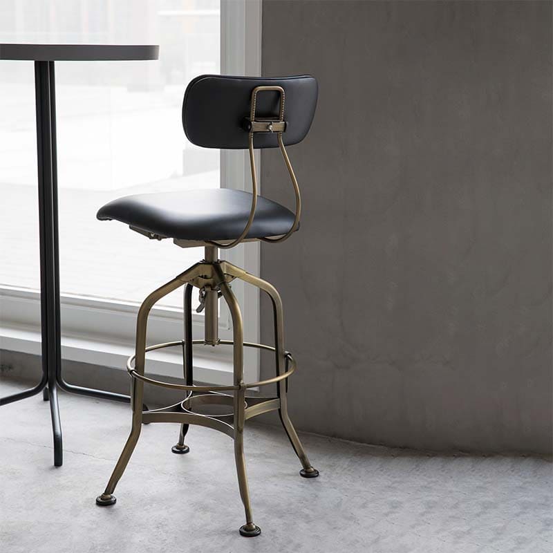 Types of Bar Stools: 25 Popular Types and How to Choose 1. Modern Leather Swivel Bar Stool