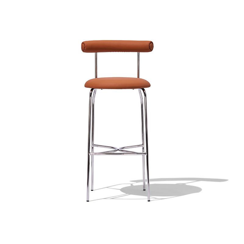 2 PU Leather Easy-Wipe Bar Stool