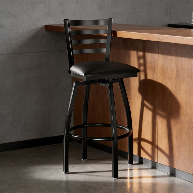 Heavy-Duty Restaurant Steel Bar Stool1