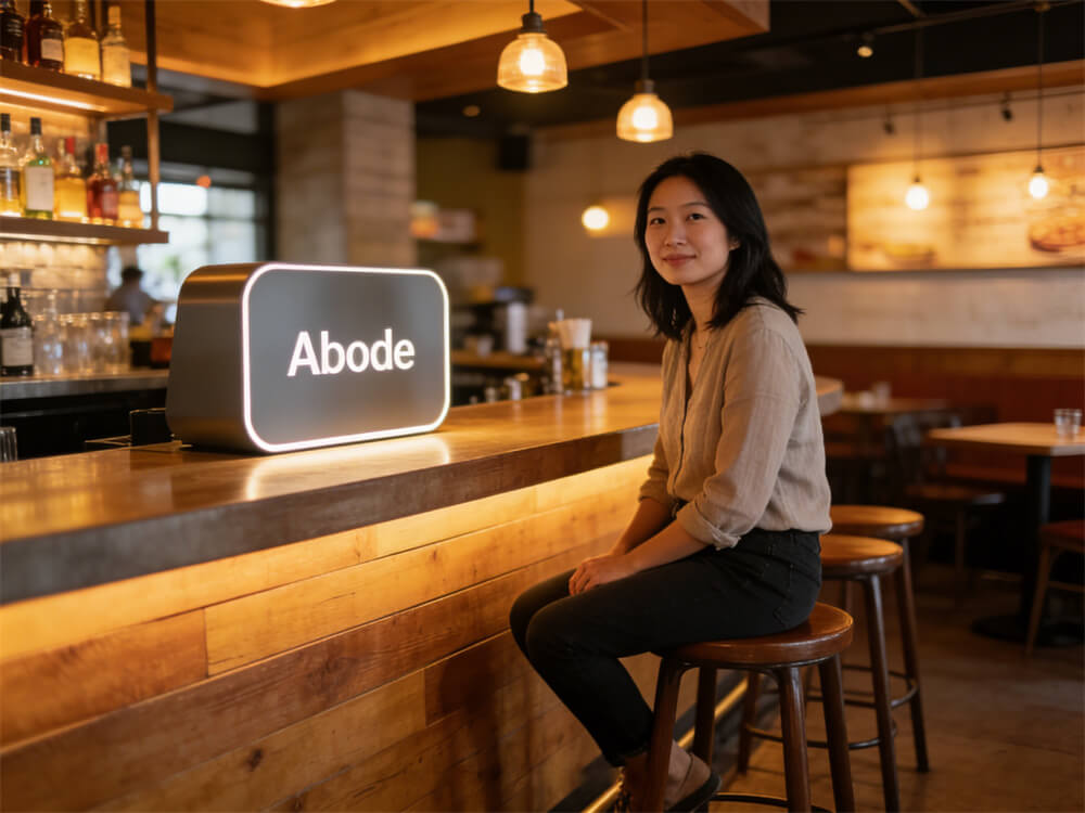 1. Abode Counter and Bar Stool