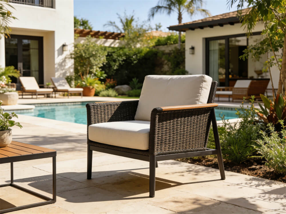 Industry West Outdoor Armchair with Cushion