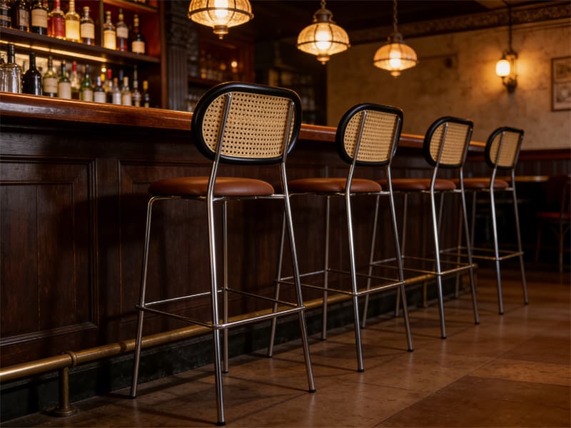 2026年、完璧なメタル・バー・スツールの高さを選ぶには? パーフェクト・メタル・バー・スツールの高さ1