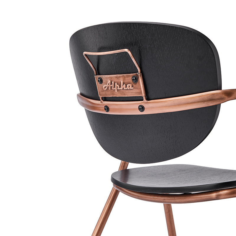 Alpha Wooden Restaurant Chair with Armrests Alpha Wooden Restaurant Chair with Armrests