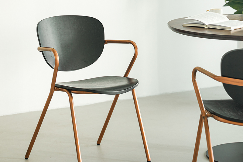 Alpha Wooden Restaurant Chair with Armrests Alpha Wooden Restaurant Chair with Armrests