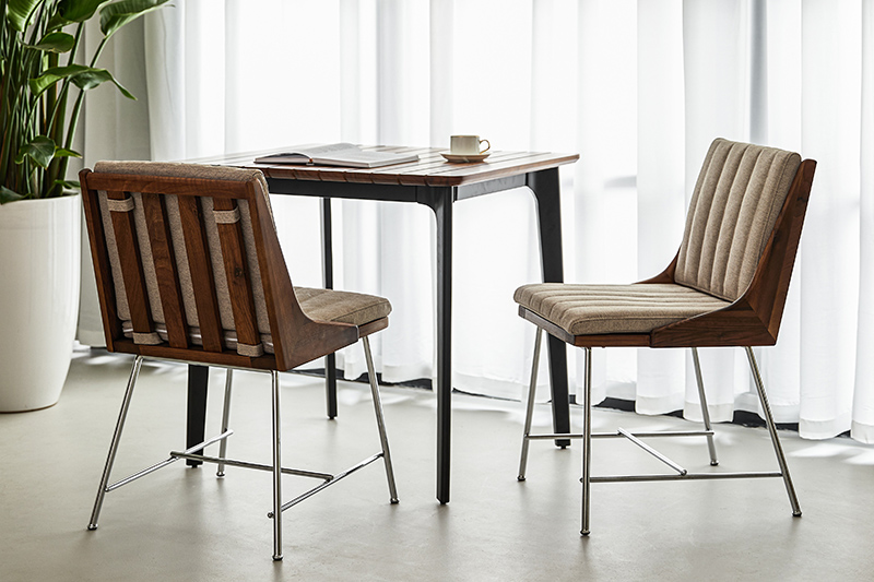 Karak Upholstered Wooden Restaurant Chair Karak Upholstered Wooden Restaurant Chair