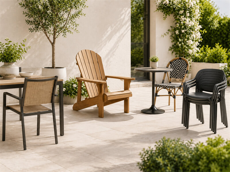 Types of Chairs: 40+ Chair Styles and How to Choose the Right One outdoor chair types for patios cafes and gardens7