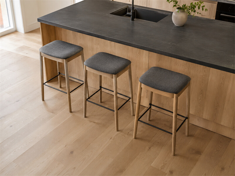 Bar stool count formula using 24 and 30 inch spacing
