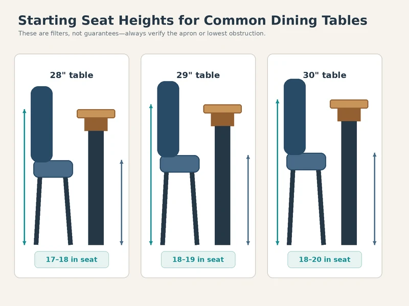 Dining Chair Height: Standard Seat Height, Table Fit, and How to Measure Dining Chair Height