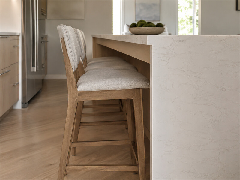 How Many Bar Stools Do I Need? (Useable Length + Comfort Formula) Bar stool seat width vs base width measurement