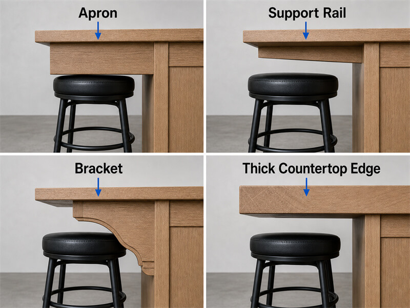 How Tall Are Counter Height Stools? A Seat-Height Guide That Actually Fits Verify the Lowest Underside Clearance