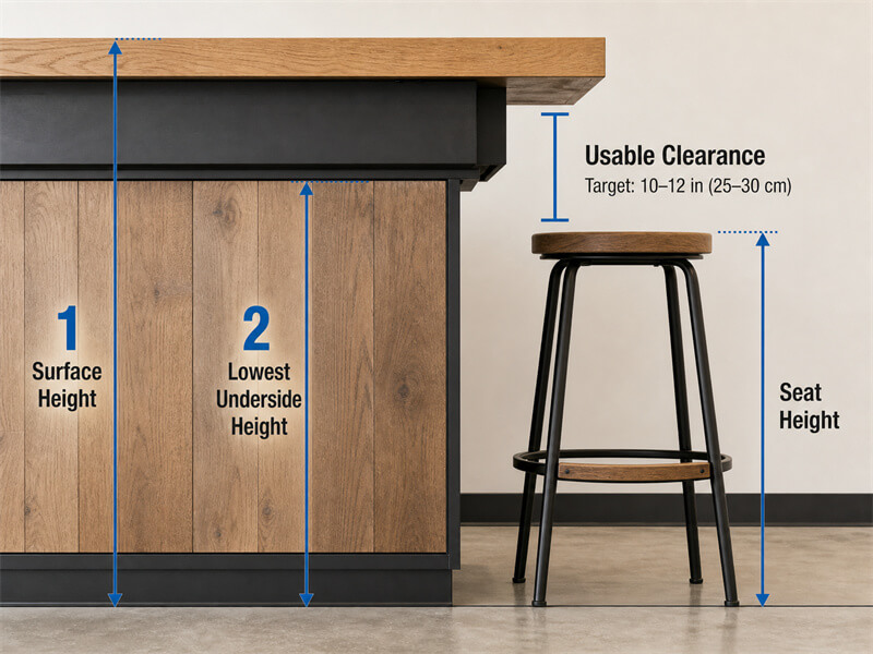 How Tall Are Counter Height Stools? A Seat-Height Guide That Actually Fits method that prevents knee-banging
