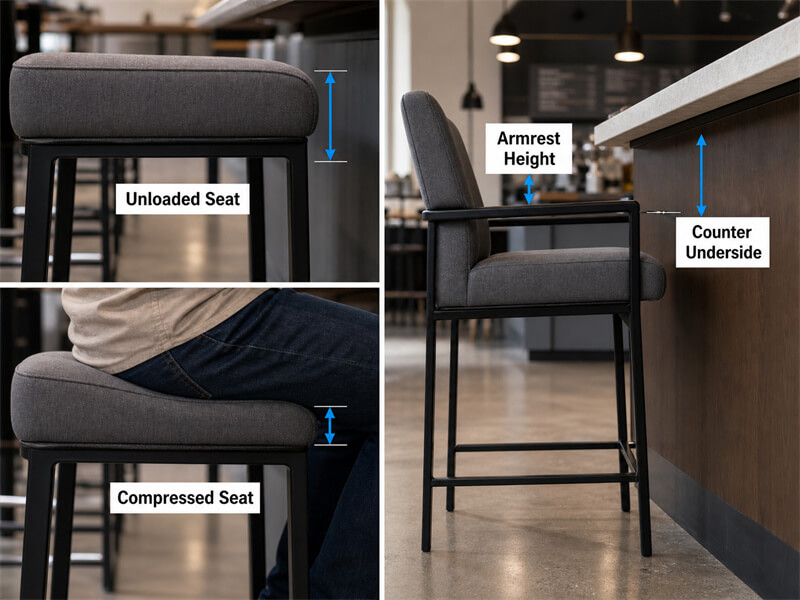 How Tall Are Counter Height Stools? A Seat-Height Guide That Actually Fits Why does one website say 24 inches, another says 26 (or even 27)?