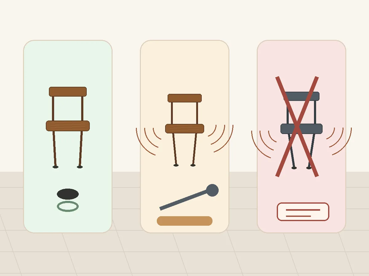 Restaurant chairs sorted for repair or replacement decisions