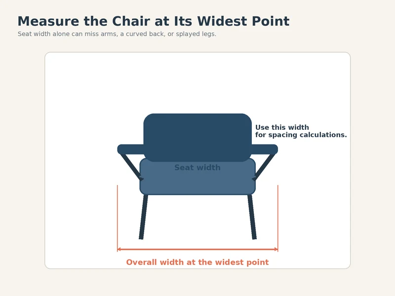 Space Between Dining Chairs: How Much Room Do You Need? Space Between Dining Chairs