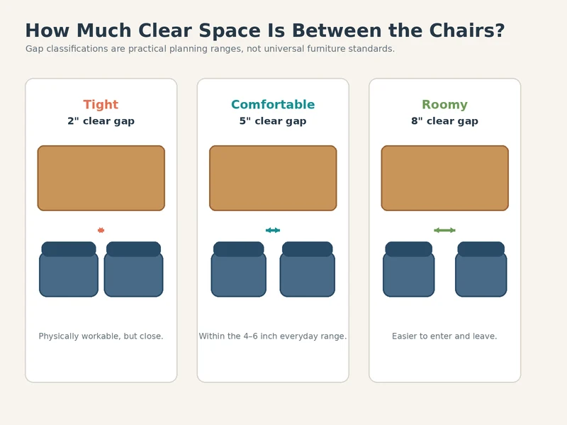 Space Between Dining Chairs: How Much Room Do You Need? Space Between Dining Chairs