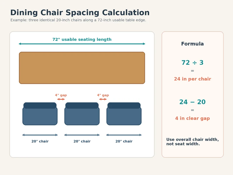 Space Between Dining Chairs: How Much Room Do You Need? Space Between Dining Chairs