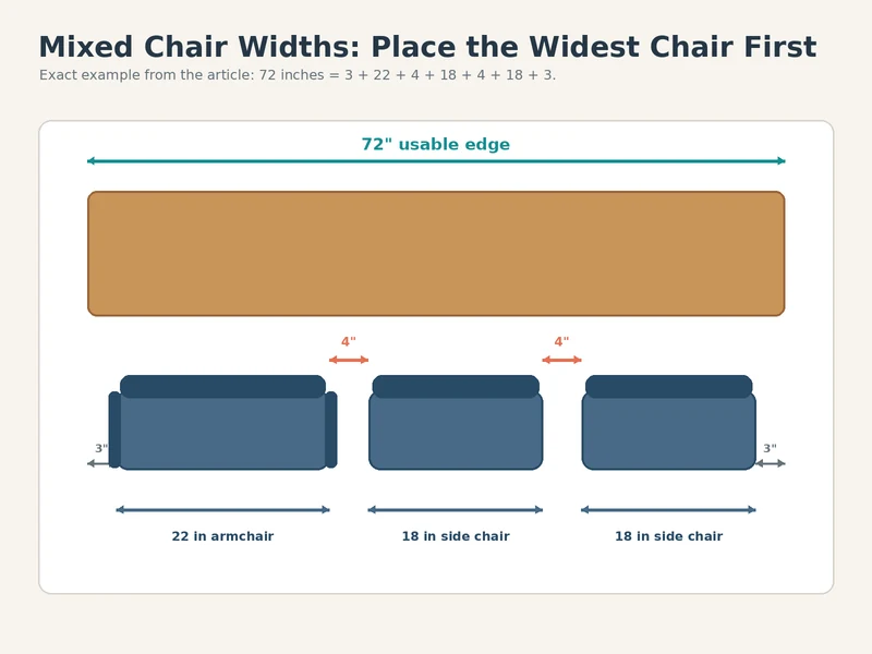 Space Between Dining Chairs: How Much Room Do You Need? Space Between Dining Chairs