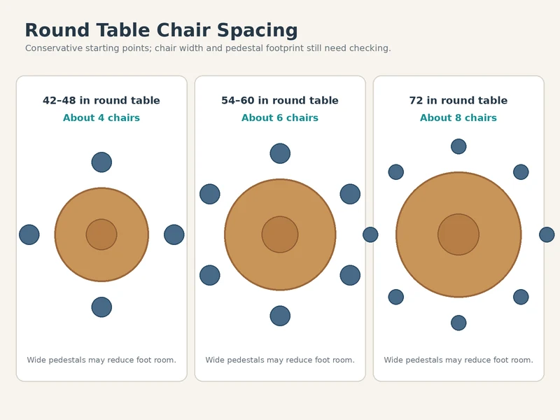 Space Between Dining Chairs: How Much Room Do You Need? Space Between Dining Chairs