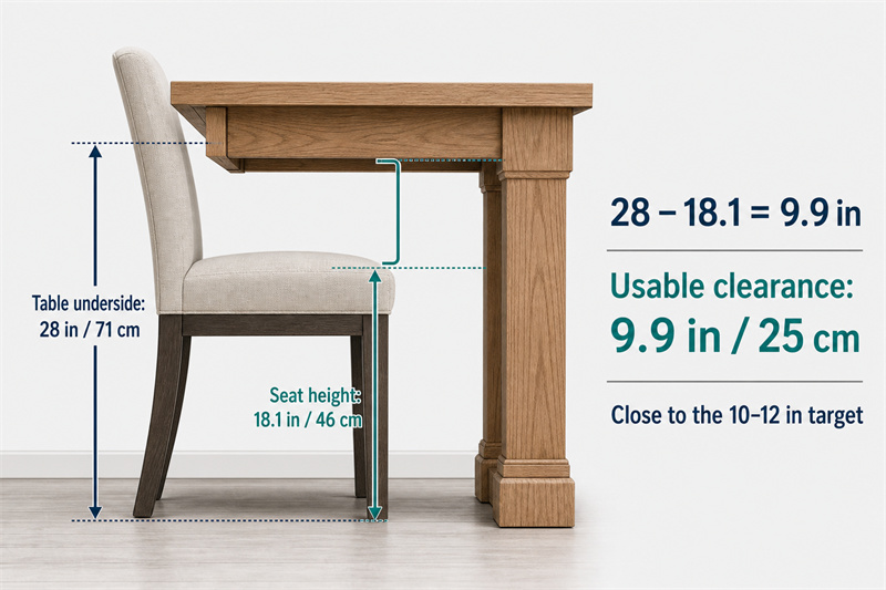 Standard Dining Chair Dimensions: Seat Height, Width, Depth, and Table Fit Standard Dining Chair Dimensions3