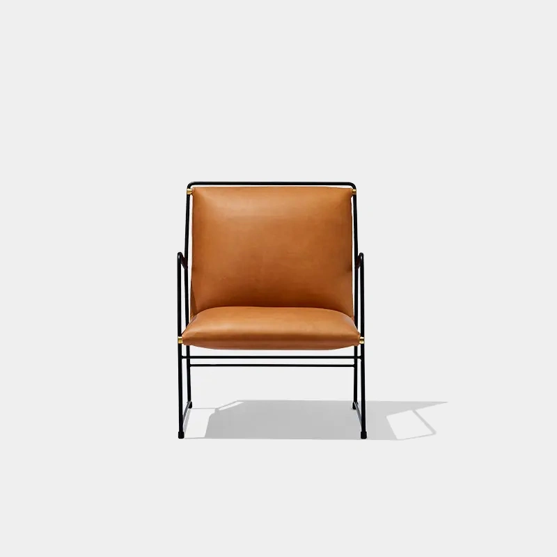 Mid Century Leather Lounge Chair1 gray 800