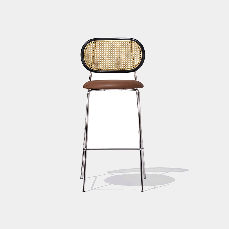 modern rabbit chair metal wood bar stool indoor use metal wood bar stool 1 gray 800