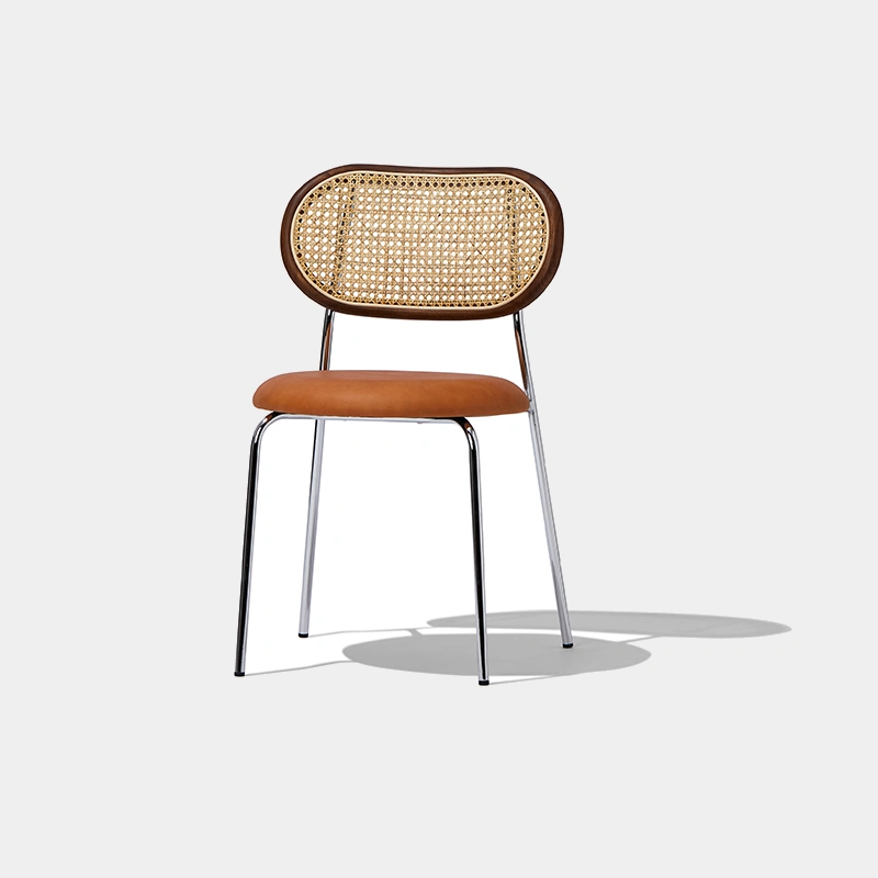 rabbit stackable cane back restaurant chair 2 gray 800